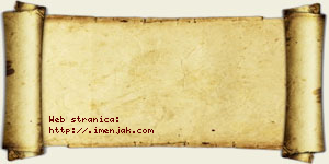 Anđela Mijalković vizit kartica